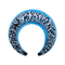 Pyrex Cam Spiral Kulak Konikleri 4G Pincher Vücut Takı Gökkuşağı Rengi