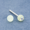 Berrak Kristal Taş Paslanmaz Çelik Dil Çubuğu Mücevherat 14G 1.6mm